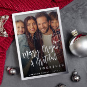 モダンミニマルタイポグラフィ 箔シーズンカード