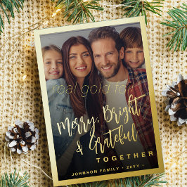 モダンミニマルタイポグラフィ 箔シーズンカード