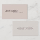 モダンミニマルテンプレートエレガントカラークリエイティブ 名刺 (正面/裏面)