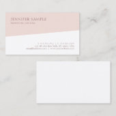 モダンミニマルデザインテンプレートプロフェッショナル 名刺 (正面/裏面)