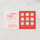 モダンミニマルネイルサロン ロイヤリティカード (裏面)