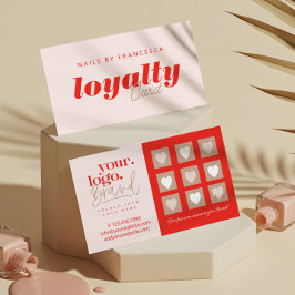 モダンミニマルネイルサロン ロイヤリティカード