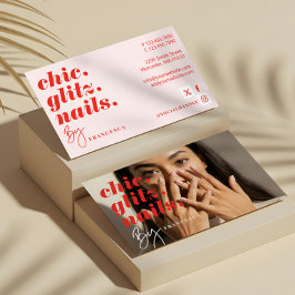 モダンミニマルネイルサロン 名刺