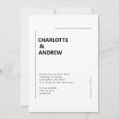 モダンミニマルネ・エインラドン 招待状 (正面)