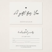 モダンミニマルハート (正面&裏面)