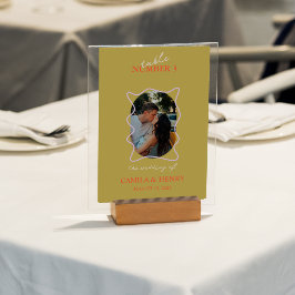 モダンミニマルフォト | テーブルナンバーカード テーブルナンバー