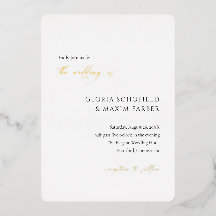 モダンミニマルフォーマル優雅な結婚式