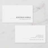 モダンミニマルプロフェッショナルシンプルテンプレート 名刺 (正面/裏面)