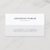 モダンミニマルプロフェッショナルシンプルテンプレート 名刺 (正面)
