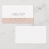 モダンミニマルプロフェッショナルスタイリッシュサロン 名刺 (正面/裏面)