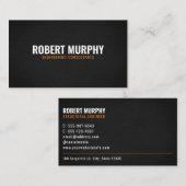 モダンミニマルプロフェッショナル建築技術者 名刺 (正面/裏面)