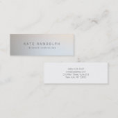 モダンミニマルプロフェッショナル スキニー名刺 (正面/裏面)