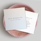 モダンミニマルプロフェッショナル スクエア名刺