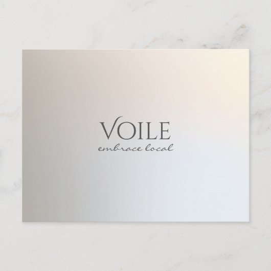 モダンミニマルプロフェッショナル ポストカード (正面)