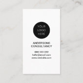 モダンミニマルプロフェッショナル 名刺 (裏面)