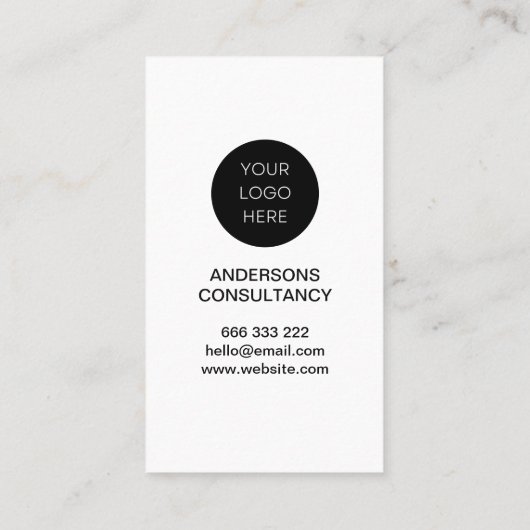 モダンミニマルプロフェッショナル 名刺 (裏面)