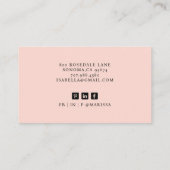 モダンミニマルプロフェッショナル 名刺 (裏面)