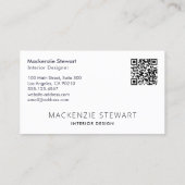 モダンミニマルプロフェッショナル 名刺 (裏面)