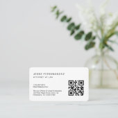 モダンミニマルプロフェッショナル 名刺 (スタンド正面)