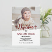 モダンミニマルベビー 招待状 (スタンド正面)