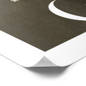 モダンミニマルマガジンの表紙 | 出生統計 ポスター (角)