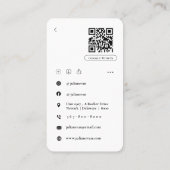 モダンミニマルミュージシャン 名刺 (裏面)