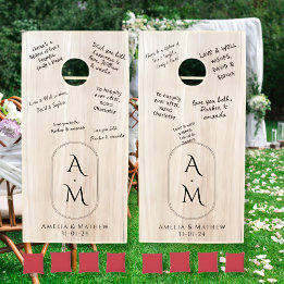 モダンミニマルモノグラムのイニシャル結婚s