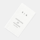 モダンミニマルモノグラム白黒結婚ズ (コーナー)