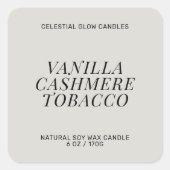 モダンミニマルラベル スクエアシール (正面)