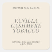 モダンミニマルラベル スクエアシール (正面)