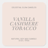 モダンミニマルラベル スクエアシール (正面)