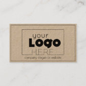 モダンミニマルロゴKraft名刺 名刺 (正面)
