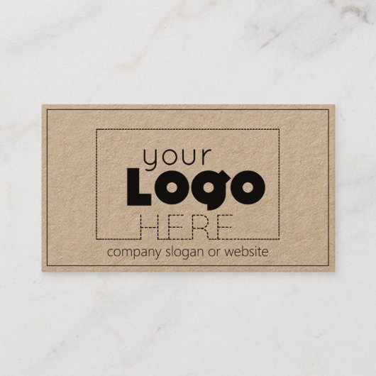 モダンミニマルロゴKraft名刺 名刺 (正面)