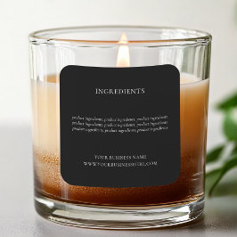 モダンミニマル具製品ラベル スクエアシール