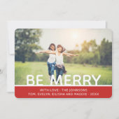 モダンミニマル写メリー真 シーズンカード (正面)