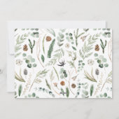 モダンミニマル写真コラージュエレガント シーズンカード (裏面)