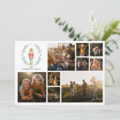 モダンミニマル写真コラージュエレガント シーズンカード (スタンド正面)