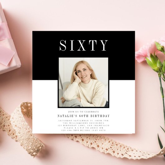 モダンミニマル写真60 招待状