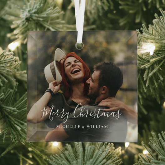 モダンミニマル写真 ガラスオーナメント (インサイチュ)