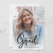 モダンミニマル卒業写真 案内状 (正面)