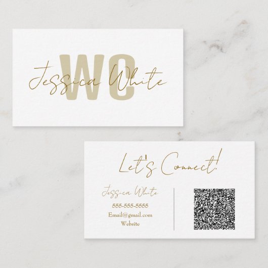 モダンミニマル名刺 名刺 (正面/裏面)