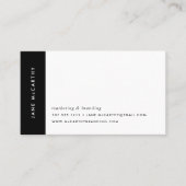 モダンミニマル名刺 |白黒 名刺 (正面)