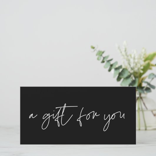 モダンミニマル商品券 (スタンド正面)