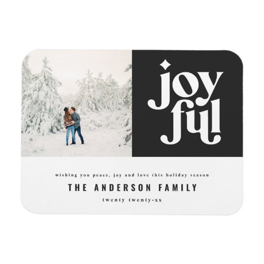 モダンミニマル図的な黒 マグネット (横)