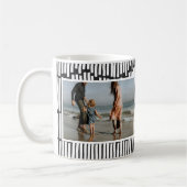 モダンミニマル図2写真白黒 コーヒーマグカップ (左)