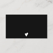 モダンミニマル大理石シック感謝していオア 名刺 (裏面)