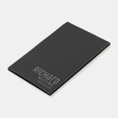 モダンミニマル平原白黒名 ポストイット (アングル)