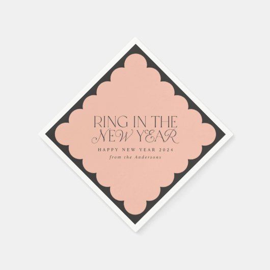 モダンミニマル年末年始 スタンダードカクテルナプキン (角)