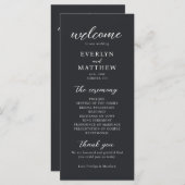 モダンミニマル式プ結婚ログラム (正面/裏面)