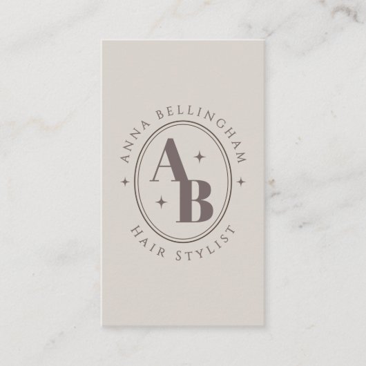 モダンミニマル弓 名刺 (正面)